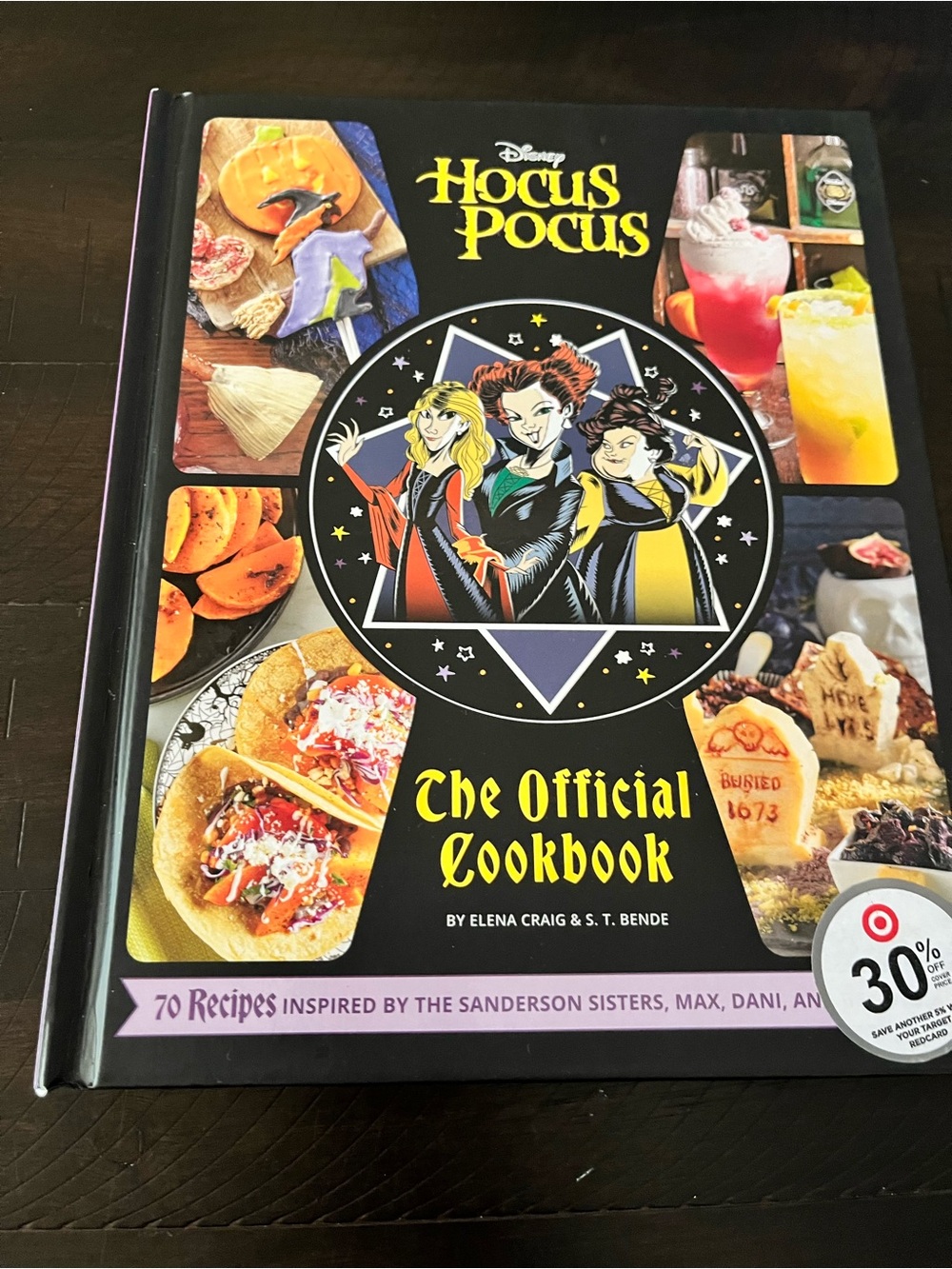 Disney Hocus Pocus Official Cookbook - Hardcover Sanderson Sisters Halloween